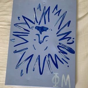 Phi Mu Lion Canvas